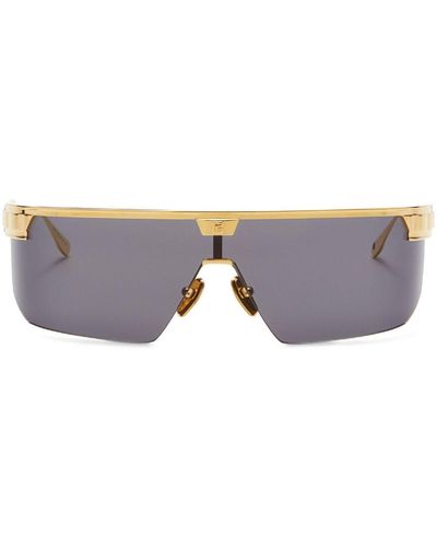 BALMAIN EYEWEAR Major Oversize-frame Sunglasses - Grey