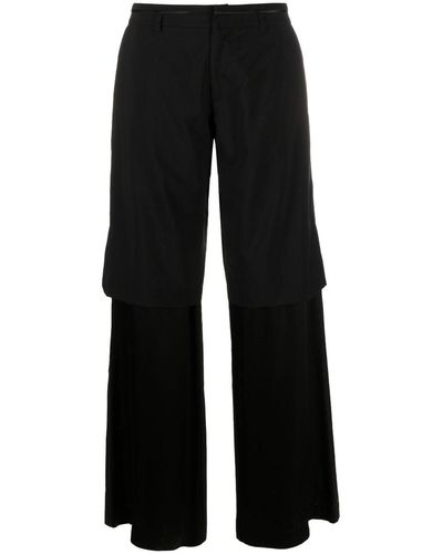 Christopher Esber Low-rise Tailored Trousers - Black