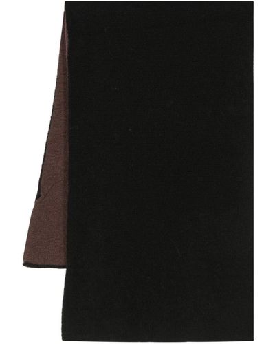 Dell'Oglio カシミアスカーフ - ブラック
