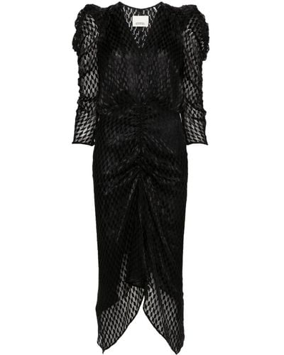Isabel Marant Nemil Midi Dress - Black