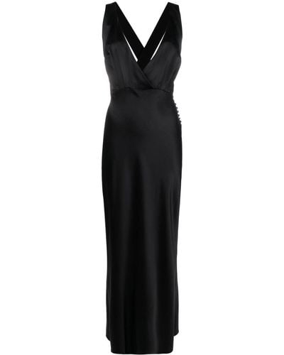 Khaite The Milo Silk Dress - Black
