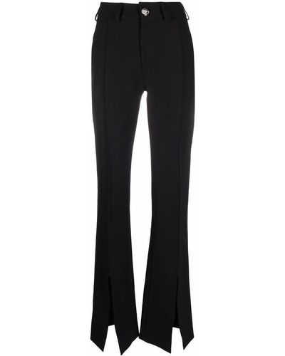 Philipp Plein Cody High-waisted Trousers - Black