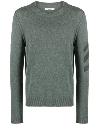 Zadig & Voltaire Kennedy Arrow Cashmere Sweater - Green