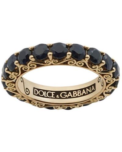Dolce & Gabbana Sicily サファイア リング 18kイエローゴールド - メタリック