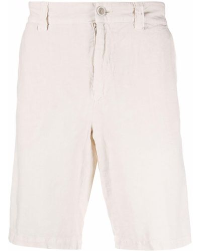 120% Lino Linen Bermuda Shorts - Multicolor