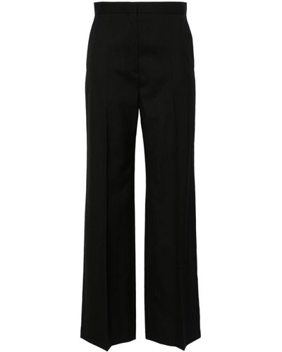 PS by Paul Smith High-rise Wool Palazzo Trousers - Black