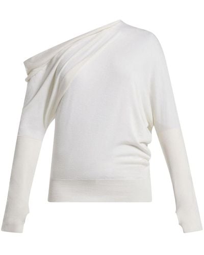 Tom Ford Schulterfreier Pullover - Weiß