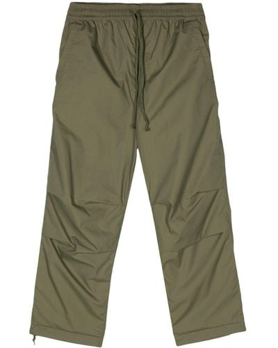 Universal Works Drawstring-waist Tapered Trousers - Green