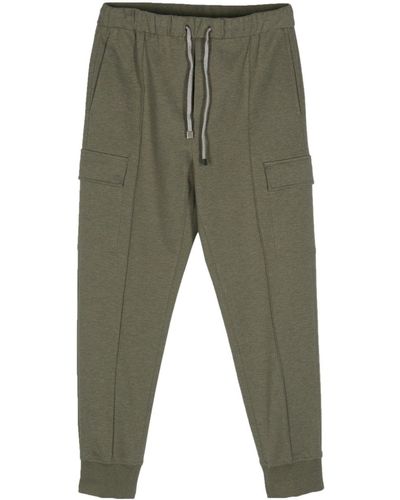 Peserico Jersey Tapered Track Pants - Groen