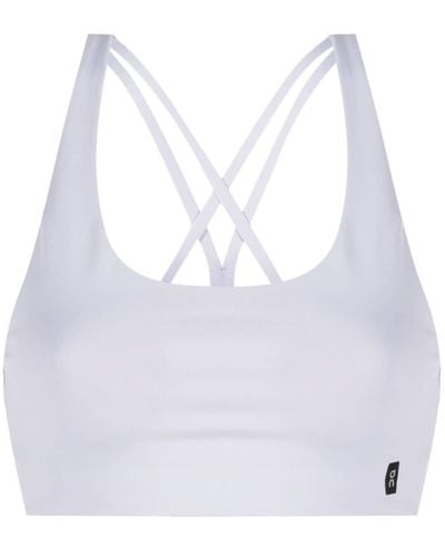 On Shoes Movement Padded Sports Bra - White