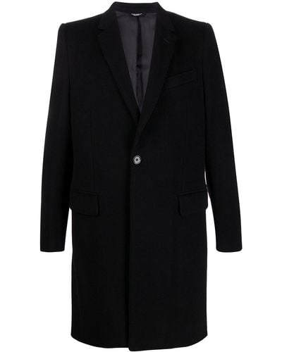 Dolce & Gabbana Abrigo de vestir con botones - Negro