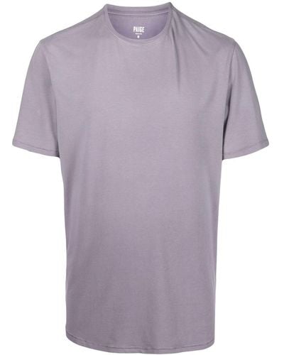 PAIGE Kairo Faded Short-sleeve T-shirt - Purple
