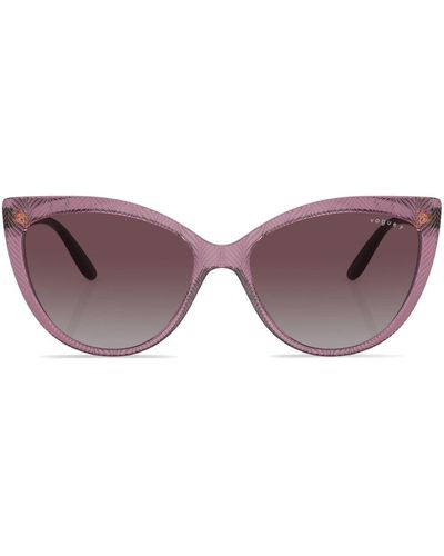 Vogue Eyewear Gradient-lenses Cat-eye Sunglasses - Purple