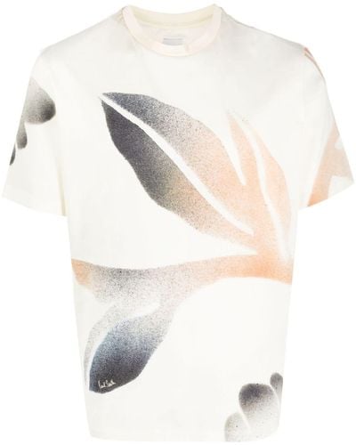 Paul Smith T-shirt con stampa grafica - Bianco