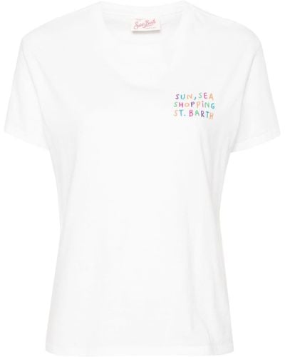 Mc2 Saint Barth Emilie Cotton T-shirt - ホワイト
