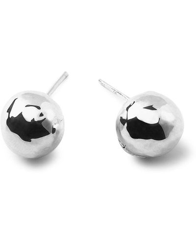 Ippolita Sterling Silver Classico Ball Stud Earrings - Metallic