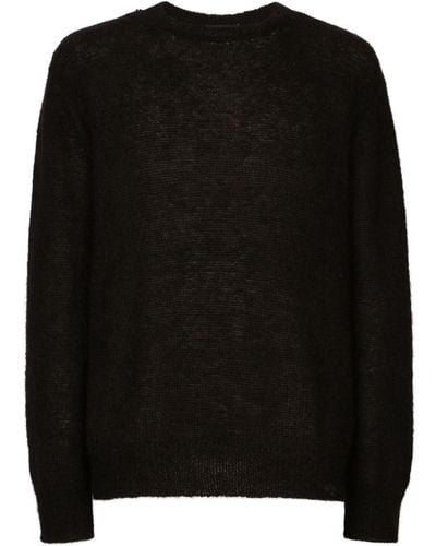Dolce & Gabbana Pullover mit rundem Ausschnitt - Schwarz