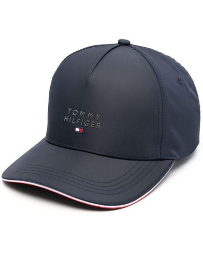 Tommy Hilfiger Logo-embroidered Cotton Baseball Cap - Blue