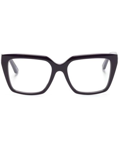 Balenciaga スクエア眼鏡フレーム - パープル