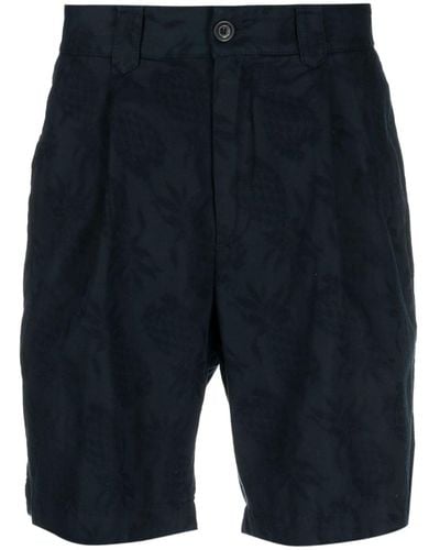 Altea Floral jacquard tailored shorts - Blu