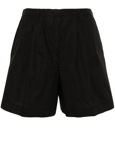 Forte Forte High-waist Bermuda Shorts - Black