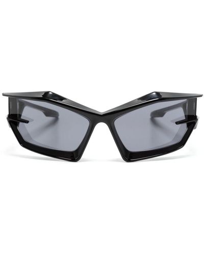 Givenchy Giv Cut Geometric-frame Sunglasses - Grey