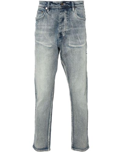 Ksubi Wolfgang Puck Gold Mid-rise Tapered Jeans - Blue