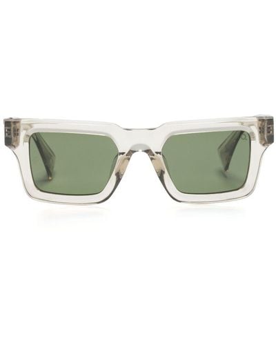 Etnia Barcelona Transparent Square-frame Sunglasses - Green