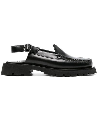 Hereu Raiguer Leather Loafers - Black