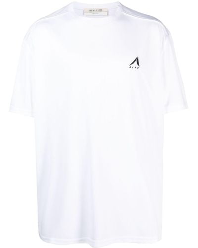 1017 ALYX 9SM Camiseta con logo estampado - Blanco