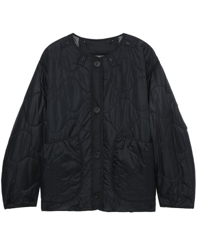 MARFA STANCE Reversible Quilted Shirt Jacket - Black