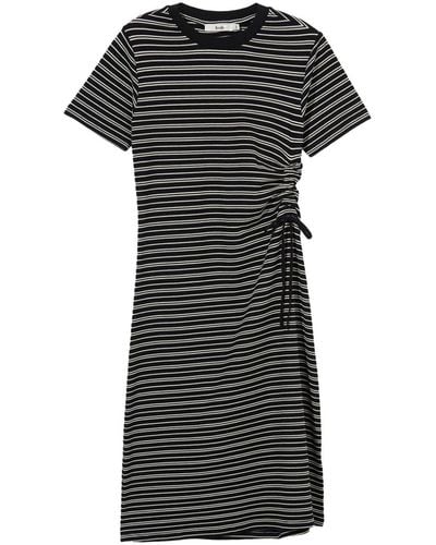 B+ AB Midi-jurk Met Uitgesneden Detail - Zwart