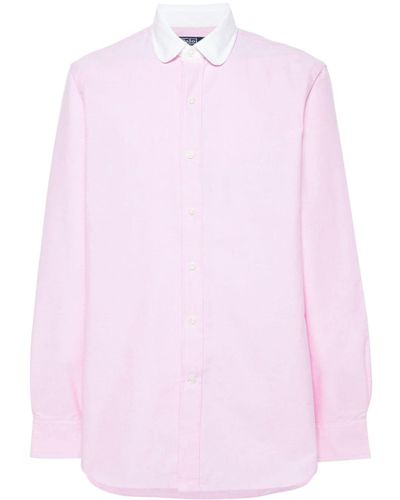 Polo Ralph Lauren Polo Pony Hemd mit Kontrastkragen - Pink