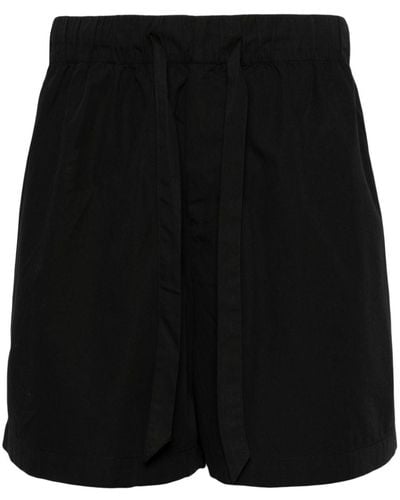 Tekla Pyjamas Poplin Shorts - Black