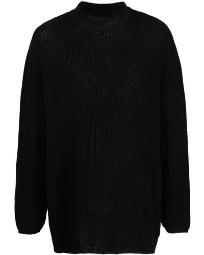 Our Legacy Funnel Neck Black In Cotton