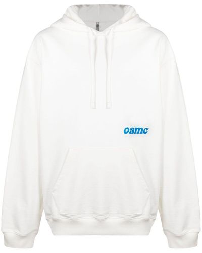 OAMC Hoodie mit grafischem Print - Weiß