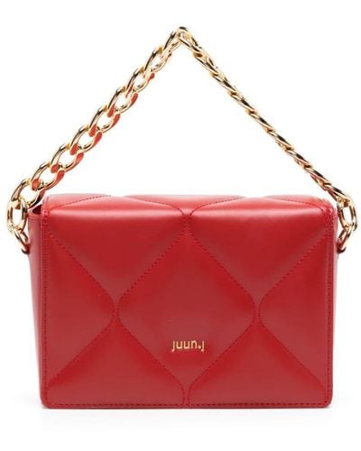 Juun.J Quilted Leather Mini Bag - Red