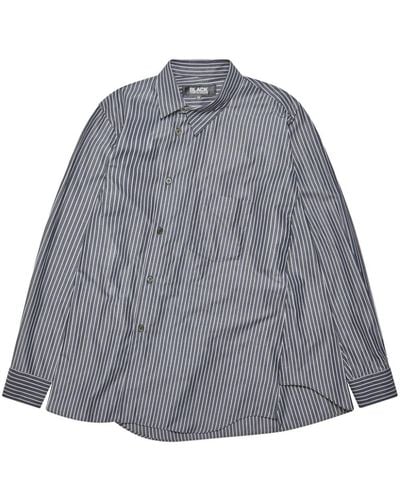 COMME DES GARÇON BLACK Check-print Cotton Shirt - Gray