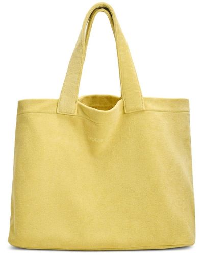 12 STOREEZ Terry Tote Bag - Yellow