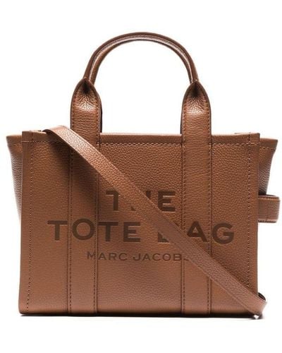 Marc Jacobs Mini Leather The Tote Bag - Brown