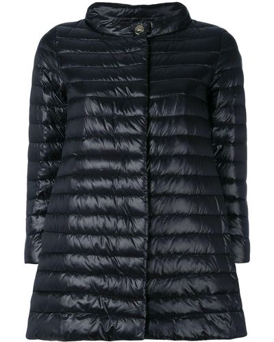 Herno Midi Padded Coat - Black