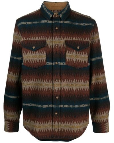 Pendleton La Pine Virgin Wool Shirt Jacket - Black