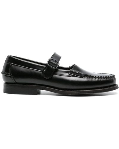 Hereu Mary Jane 30mm Leather Loafers - Black