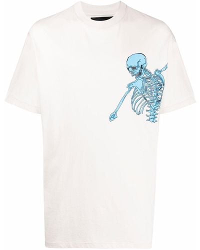 Philipp Plein T-Shirt mit rundem Ausschnitt - Mehrfarbig