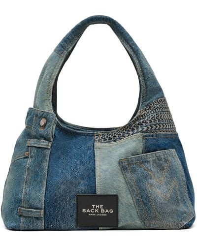 Marc Jacobs The Deconstructed Denim Sack バッグ - ブルー