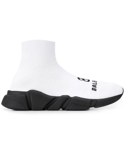 Balenciaga Speed Lt Slip-on Sneakers - Wit