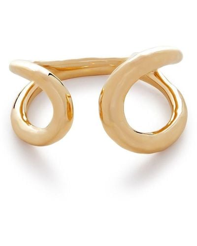 Monica Vinader Flow Gold-vermeil Ring - Metallic