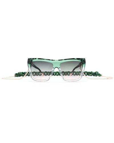 Missoni Gafas de sol con montura cuadrada - Verde