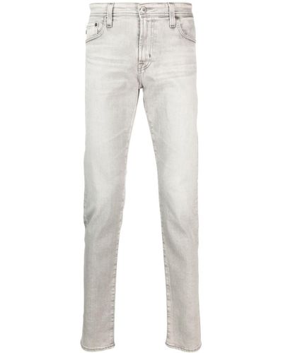 AG Jeans Dylan Mid-rise Skinny Jeans - Grey