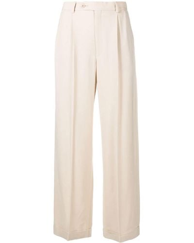 A.P.C. Melissa Wide-leg Tailored Trousers - White